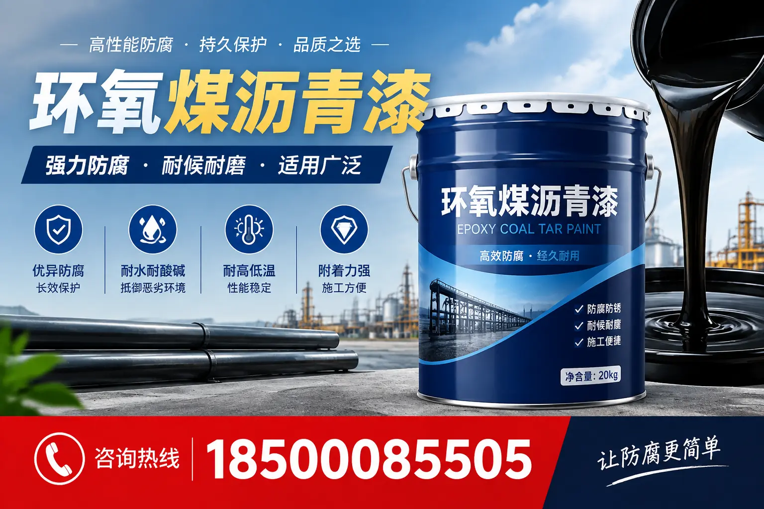 环氧煤沥青漆在不同气候条件下的表现分析，阜新适用性